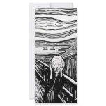 The Scream by Edvard Munch Rack Card Template