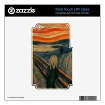 The Scream by Edvard Munch Ipod Touch 4g Decal
