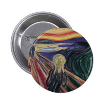 The Scream by Edvard Munch, Vintage Expressionism Pins
