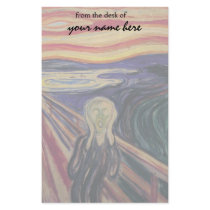 The Scream by Edvard Munch, Vintage Expressionism Stationery