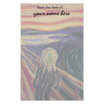 The Scream by Edvard Munch, Vintage Expressionism Stationery