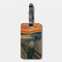 The Scream - Edvard Munch Bag Tags