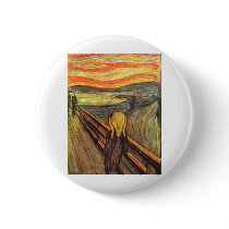 The Scream - Edvard Munch Pinback Button