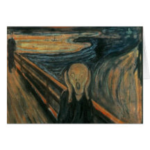 The Scream - Edvard Munch Greeting Cards