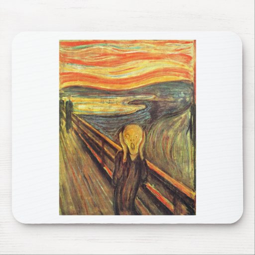 The Scream - Edvard Munch Mousepads