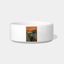 The Scream - Edvard Munch Pet Food Bowl