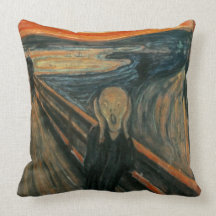 The Scream - Edvard Munch Throw Pillows