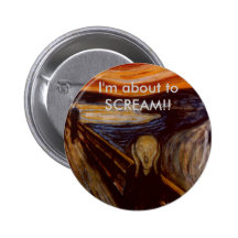 The Scream Pinback Buttons
