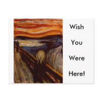 The Scream postcards