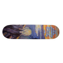 The Scream, Your Government is here to help! Skate Deck