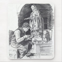 The Sculptor Boy mousepads