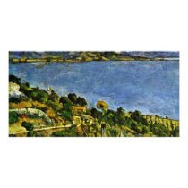 The Sea At L'Estaque By Paul Cézanne (Best Quality Photo Card