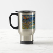 The sea at Saintes-Maries by Van Gogh Coffee Mug