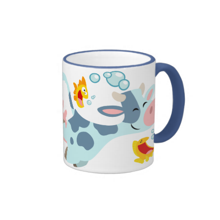 The Sea Cow and Fish Friends Mug