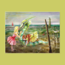 The Sea Dragon's Friends, light house, postcards