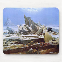 The Sea of Ice, Caspar David Friedrich Mousepads