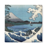 The Sea off Satta in Suruga Province, Hiroshige Refrigerator Magnets