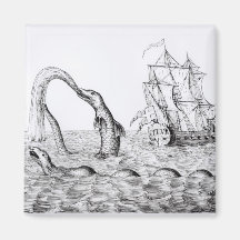 The Sea Serpent Fridge Magnets