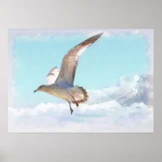 The Seagull Oil Painting Print Standard Canvas print