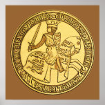 The Seal Of King Edward The First posters