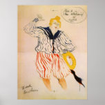 The seamen song by Toulouse-Lautrec Poster