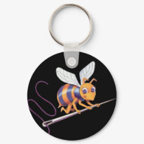 The Seamstress Bee Keychain