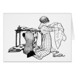 The Seamstress, Greeting Card