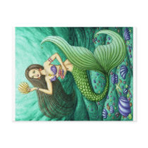 The Seashell Collector Mermaid postcards by hirokoreaney The Seashell Collector Mermaid postcards