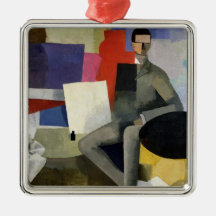 The Seated Man, or The Architect Christmas Tree Ornament