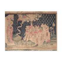 The second angel announces the fall of Babylon Post Card