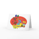 postcard - The second birthday