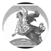 The Second Day of Creation, Bible illustrations stickers by Bibledrawings The Second Day of Creation, Bible illustrations stickers