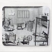 The Second Plate of the Woollen Manufacture Mousepads