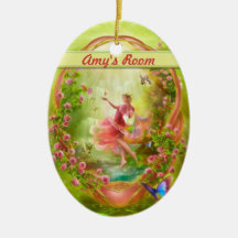 The Secret Garden Door hanger / Room Christmas Ornament