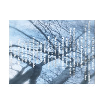 The Secret life of trees Gallery Wrapped Canvas