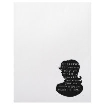 the secret to becoming who you wish to be personalized letterhead