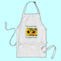 The seed is hope, The flower is joy Garden Apron