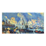 The Seine At Bercy Paintings After Armand Guillaum Customized Photo Card