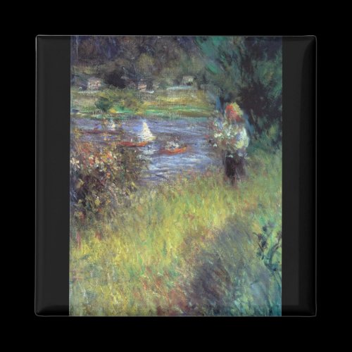 The Seine at Chatou (Detail) by Pierre Renoir Magnet