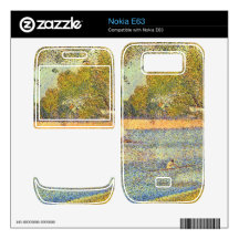 The Seine at the Grand Jatte, Spring by Seurat Decal For Nokia E63