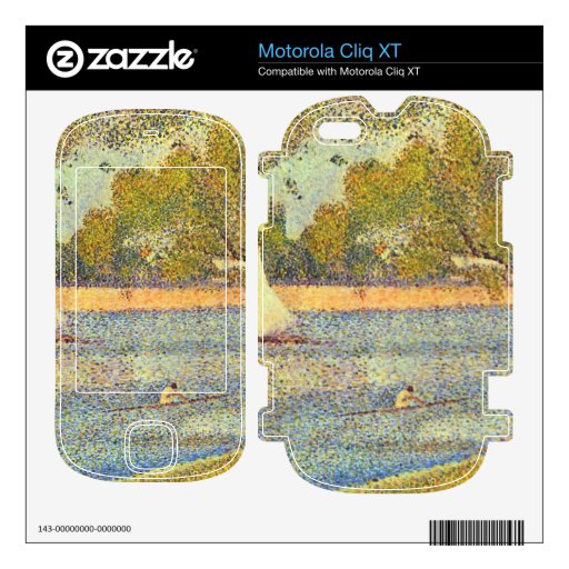 The Seine at the Grand Jatte, Spring by Seurat Motorola Cliq XT Decal