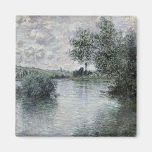The Seine at Vetheuil, 1879 Refrigerator Magnets