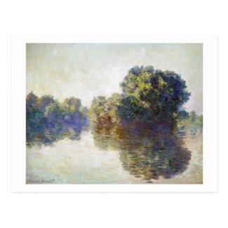 The Seine near Giverny Claude Monet Postcard