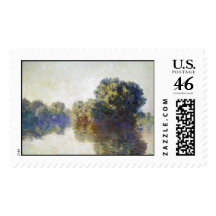 The Seine near Giverny Claude Monet Stamps