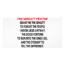 The Senility Prayer photo cards