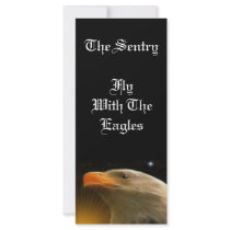 The Sentry / Fly With The Eagles Customized Rack Card