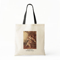 The Serenata By Watteau Antoine Tote Bag
