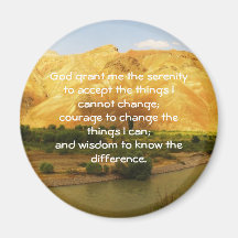 The Serenity Prayer Magnets