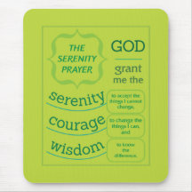 The Serenity Prayer Mousepad