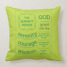The Serenity Prayer Pillow